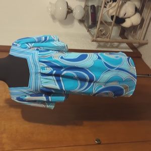 Worthington 2x blue blouse